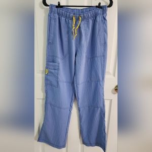 Ceil blue, WonderWink, Medium, stretch scrub bottom